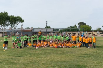 Group photo of participants at Saturday's (April 22) 'Kickin' for Kenya' fundraiser.